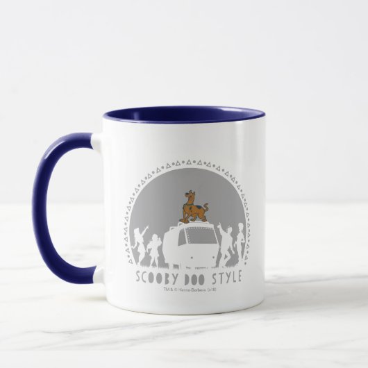 Scooby-Doo Style Tribal Van Silhouette Tasse (Links)