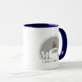 Scooby-Doo Style Tribal Van Silhouette Tasse (VorderseiteRechts)