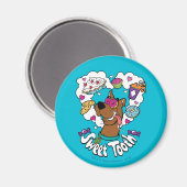 Scooby-Doo "Sweet Tooth" Magnet (Vorderseite/Rückseite)