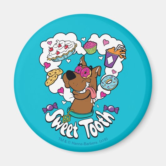 Scooby-Doo "Sweet Tooth" Magnet (Vorne)