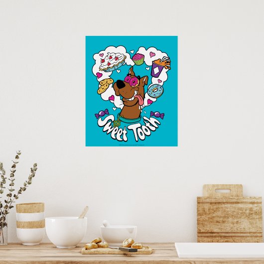 Scooby-Doo "Sweet Tooth" Poster (Küche)