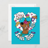 Scooby-Doo "Sweet Tooth" Postkarte (Vorne/Hinten)
