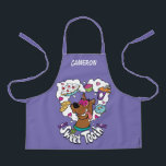 Scooby-Doo "Sweet Tooth" Schürze<br><div class="desc">Karo Scooby-Doo mit Donut Augen aus,  fantasielos über verschiedene süße Leckereien.</div>