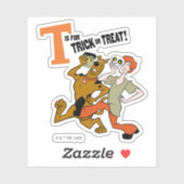 Scooby-Doo | T ist für Trick oder Treat Aufkleber (Blatt)