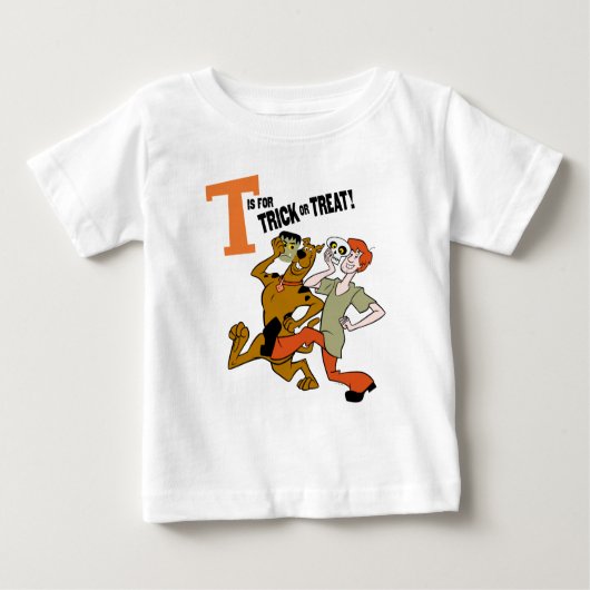 Scooby-Doo | T ist für Trick oder Treat Baby T-shirt (Vorderseite)