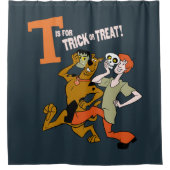 Scooby-Doo | T ist für Trick oder Treat Duschvorhang (Vorderseite)