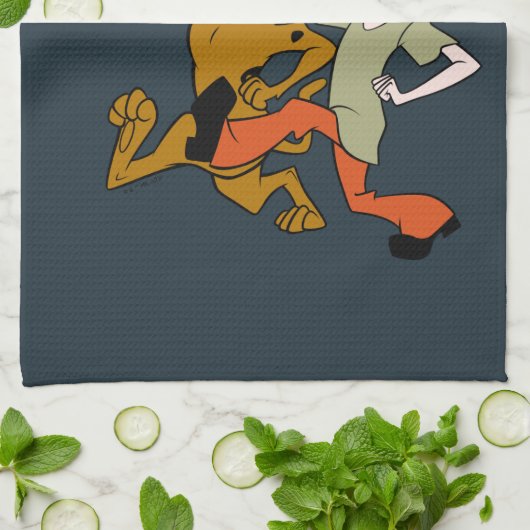 Scooby-Doo | T ist für Trick oder Treat Geschirrtuch (Gefaltet)