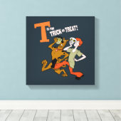 Scooby-Doo | T ist für Trick oder Treat Leinwanddruck (Insitu (Holzboden))