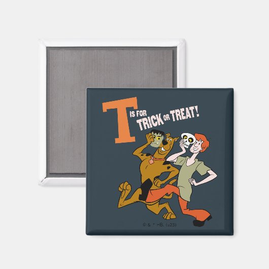 Scooby-Doo | T ist für Trick oder Treat Magnet (Vorderseite/Rückseite)