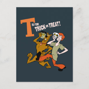 Scooby-Doo   T ist für Trick oder Treat Postkarte