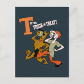 Scooby-Doo | T ist für Trick oder Treat Postkarte (Vorderseite)