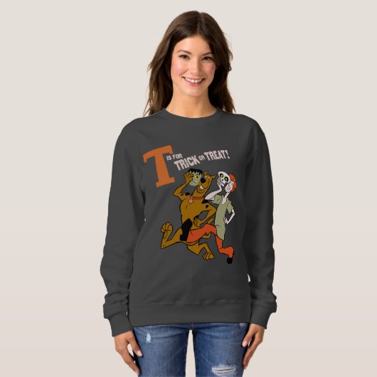 Scooby-Doo | T ist für Trick oder Treat Sweatshirt (Vorne ganz)