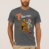 Scooby-Doo | T ist für Trick oder Treat T-Shirt (Vorderseite)