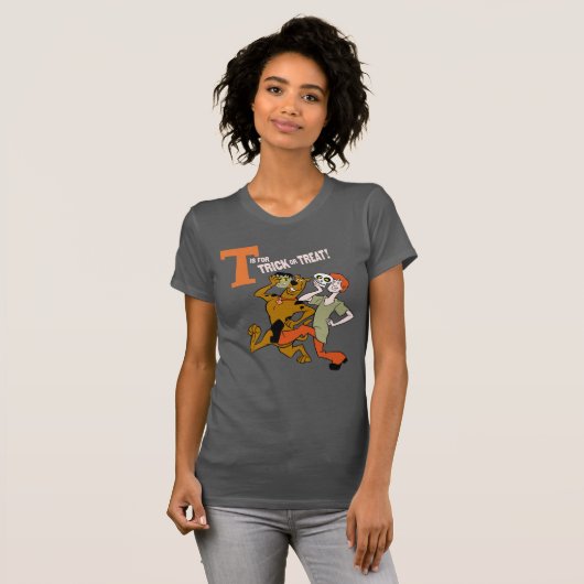 Scooby-Doo | T ist für Trick oder Treat T-Shirt (Vorne ganz)