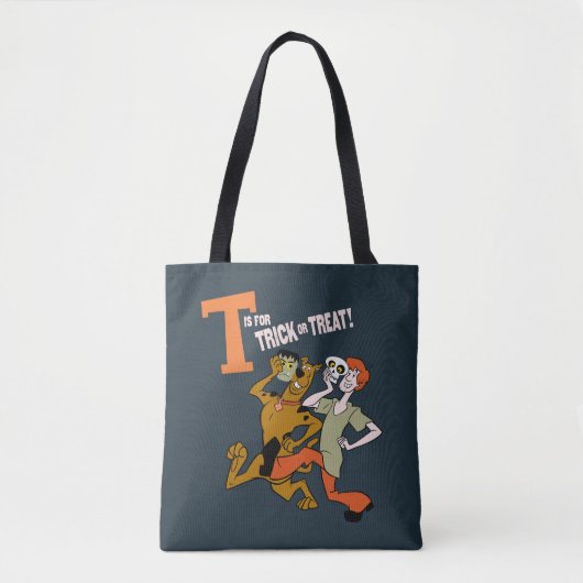 Scooby-Doo | T ist für Trick oder Treat Tasche (Vorderseite)
