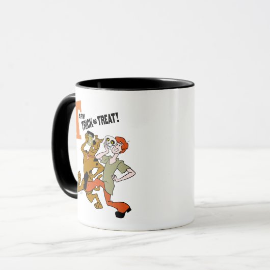 Scooby-Doo | T ist für Trick oder Treat Tasse (Vorderseite Links)