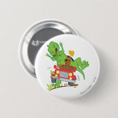Scooby-Doo T-Rex-Angriff Button (Vorne & Hinten)