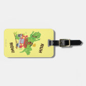 Scooby-Doo T-Rex-Angriff Gepäckanhänger (Vorderseite horizontal)