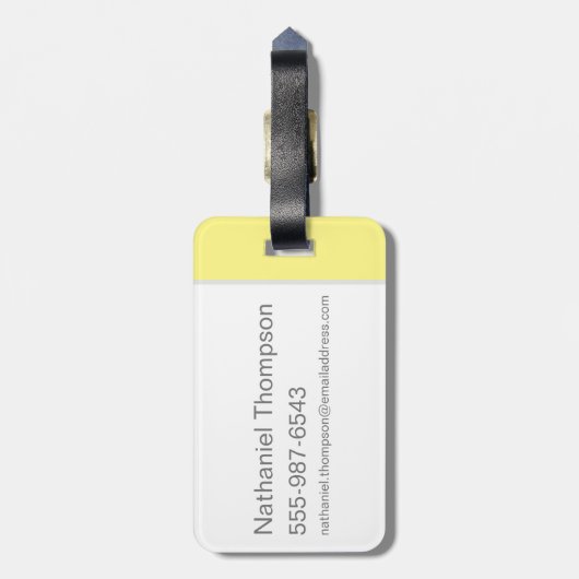 Scooby-Doo T-Rex-Angriff Gepäckanhänger (Rückseite vertikal)