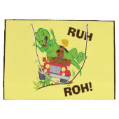 Scooby-Doo T-Rex-Angriff Große Geschenktüte (Rückseite)