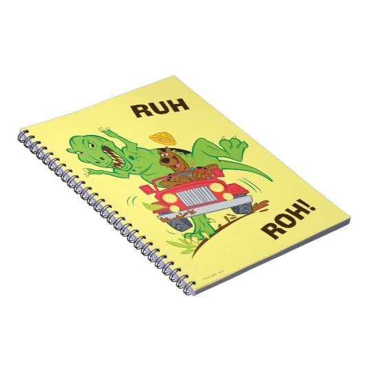 Scooby-Doo T-Rex-Angriff Notizblock (Rechte Seite)