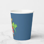 Scooby-Doo T-Rex-Angriff Pappbecher (Links)