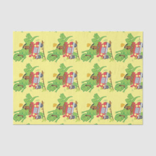 Scooby-Doo T-Rex Angriff Seidenpapier