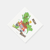 Scooby-Doo T-Rex-Angriff Serviette (Ecke)