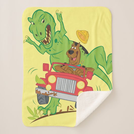 Scooby-Doo T-Rex-Angriff Sherpadecke (Vorderseite)