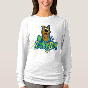 Scooby-Doo Tatzen-Druck-Charakter-Abzeichen T-Shirt