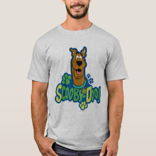 Scooby-Doo Tatzen-Druck-Charakter-Abzeichen T-Shirt
