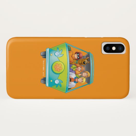 Scooby-Doo & The Gang Mystery Machine Airbrush Case-Mate iPhone Hülle (Rückseite (Horizontal))