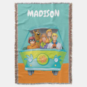 Scooby Doo & The Gang Mystery Machine Airbrush Decke (Vorderseite Vertikal)