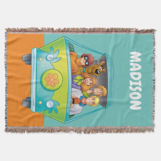 Scooby Doo & The Gang Mystery Machine Airbrush Decke (Vorderseite)