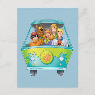 Scooby Doo & The Gang Mystery Machine Airbrush Postkarte