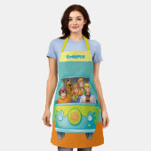 Scooby Doo & The Gang Mystery Machine Airbrush Schürze (Getragen)