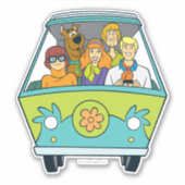 Scooby-Doo & The Gang Mystery Machine Aufkleber (Vorderseite)