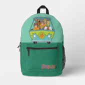 Scooby-Doo & The Gang Mystery Machine Bedruckter Rucksack (Vorderseite)