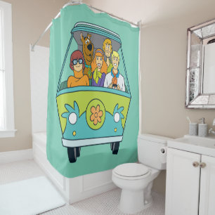 Scooby-Doo & The Gang Mystery Machine Duschvorhang