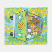 Scooby-Doo & The Gang Mystery Machine Fleecedecke (Vorderseite (Horizontal))