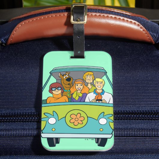 Scooby-Doo & The Gang Mystery Machine Gepäckanhänger (Vorderseite Insitu 2)