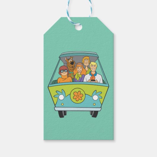 Scooby-Doo & The Gang Mystery Machine Geschenkanhänger (Vorderseite)