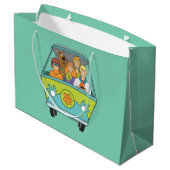 Scooby-Doo & The Gang Mystery Machine Große Geschenktüte (Rückseite Schrägansicht)