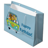 Scooby-Doo & The Gang Mystery Machine Große Geschenktüte (Vorderseite Schrägansicht)