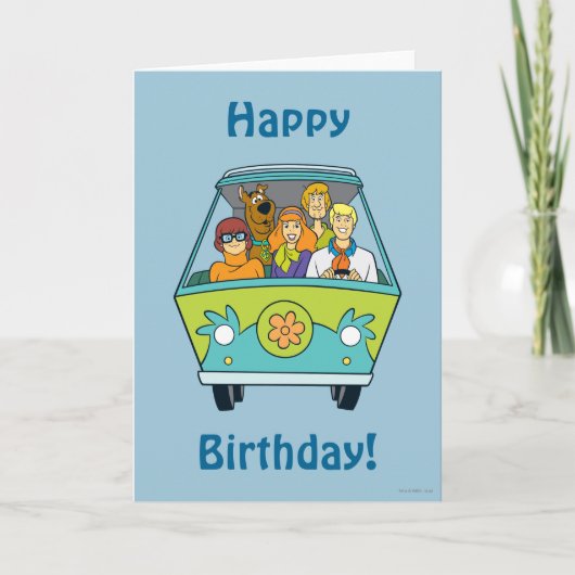 Scooby-Doo & The Gang Mystery Machine Karte (Vorderseite)