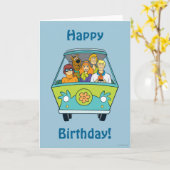 Scooby-Doo & The Gang Mystery Machine Karte (Gelbe Blume)