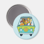 Scooby-Doo & The Gang Mystery Machine Magnet (Vorderseite/Rückseite)
