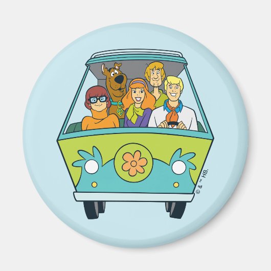 Scooby-Doo & The Gang Mystery Machine Magnet (Vorne)