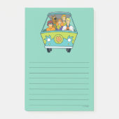 Scooby-Doo & The Gang Mystery Machine Post-it Klebezettel (Vorderseite)