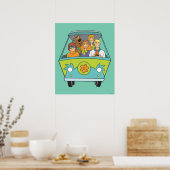 Scooby-Doo & The Gang Mystery Machine Poster (Küche)
